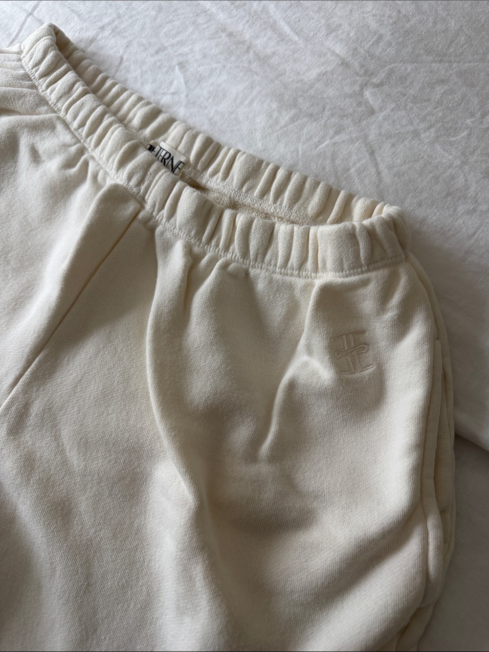 Eterne Terry Raglan Cutoff Top & Boyfriend Short - Picture 6 of 10